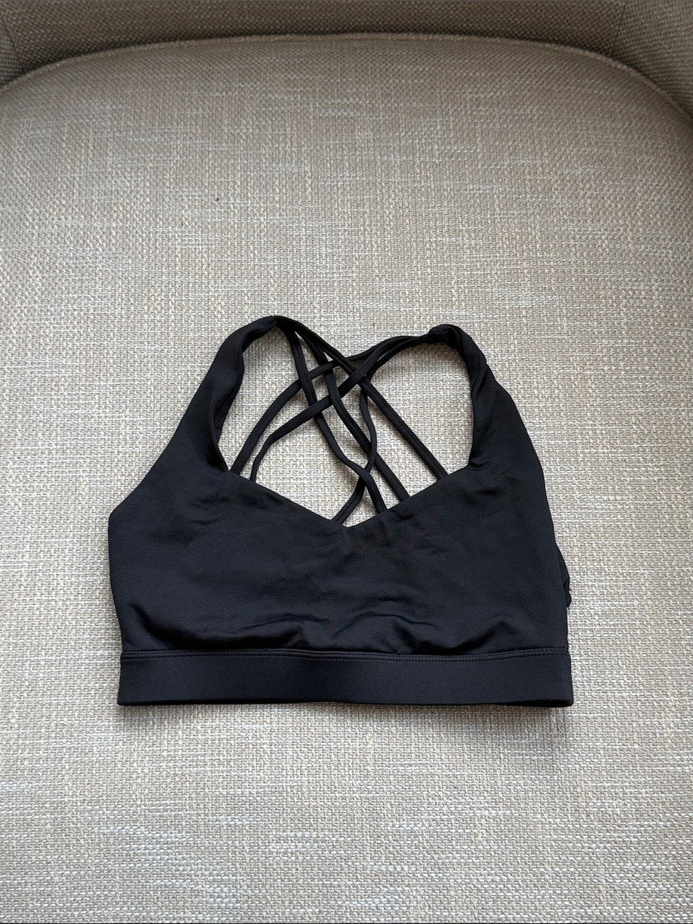 Black Strappy Sports Bralette - Women Intimates & Sleepwear